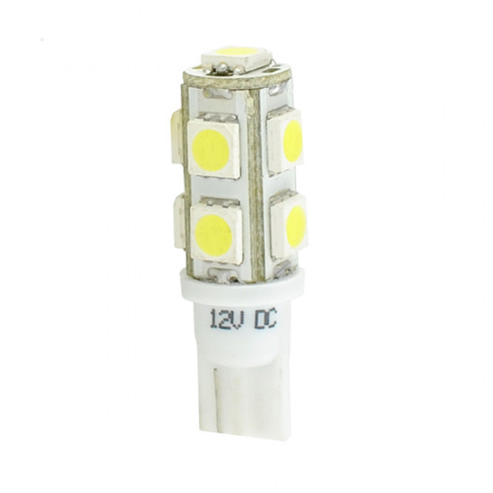 M-Tech W5W 12V T10 W2,1x9,5d LED 9xSMD5050 ΛΕΥΚΟ (ΚΑΡΦΩΤΟ ΑΚΑΛΥΚΟ) BLISTER 2ΤΕΜ.