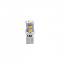M-Tech W5W 24V T10 W1,2x9,5d LED 9xSMD3528 ΛΕΥΚΟ ΔΙΑΘΛΑΣΗ (ΚΑΡΦΩΤΟ ΑΚΑΛΥΚΟ) BLISTER 2ΤΕΜ. M-TECH