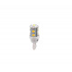 M-Tech W5W 24V T10 W1,2x9,5d LED 9xSMD3528 ΛΕΥΚΟ ΔΙΑΘΛΑΣΗ (ΚΑΡΦΩΤΟ ΑΚΑΛΥΚΟ) BLISTER 2ΤΕΜ. M-TECH