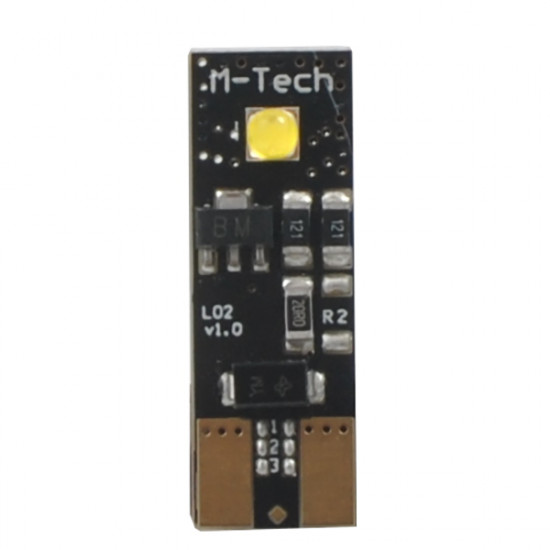 M-Tech W5W T10 12V W2.1x9.5d 2W 2xHP LED OSRAM OPTO ΛΕΥΚΟ CAN-BUS BLISTER 2ΤΕΜ.
