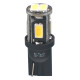 M-Tech W5W T10 12V W2.1x9.5d 2W 6xHP LED OSRAM OPTO ΛΕΥΚΟ BLISTER 2ΤΕΜ.