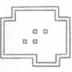 Mcar Διακόπτης Παραθύρων FORD TRANSIT V347 / FORD FOCUS μονός 4PIN