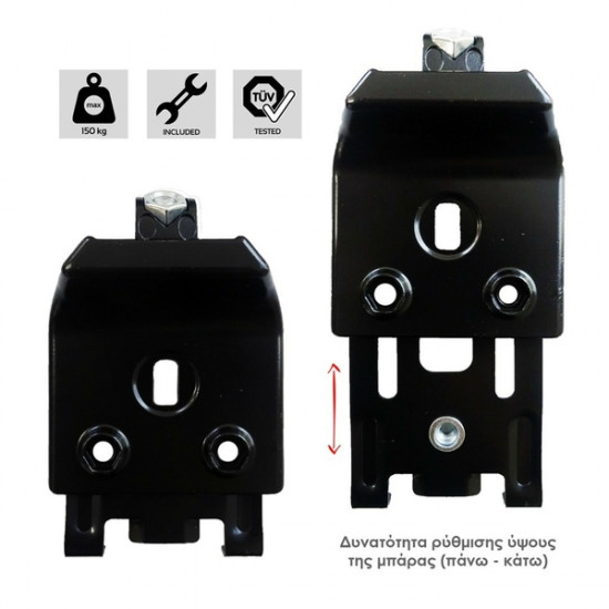 MENABO ΑΚΡΑ (ΠΟΔΙΑ) FIX601FP ΓΙΑ ΕΠΑΓΓΕΛΜΑΤΙΚΗ ΜΠΑΡΑ PROFESSIONAL MENABO - 2 ΤΕΜ. (ΓΙΑ 1 ΜΠΑΡΑ)