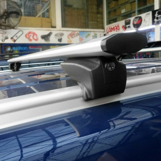 MENABO FORD TRANSIT CONNECT ΜΕ FLUSH RAILS 2013> KIT ΜΕ ΜΠΑΡΕΣ ΟΡΟΦΗΣ ΑΛΟΥΜΙΝΙΟΥ ΜΕΝΑΒΟ (LINCE XL 8880/MB)