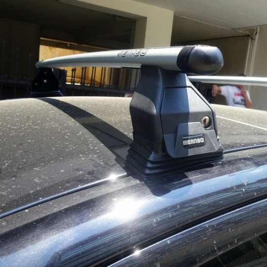 MENABO MITSUBISHI LANCER 4D/5D 07/2008> KIT ΜΕ ΜΠΑΡΕΣ ΟΡΟΦΗΣ ΑΛΟΥΜΙΝΙΟΥ ΜΕΝΑΒΟ (AL1-3360/MB-FIX501FP)