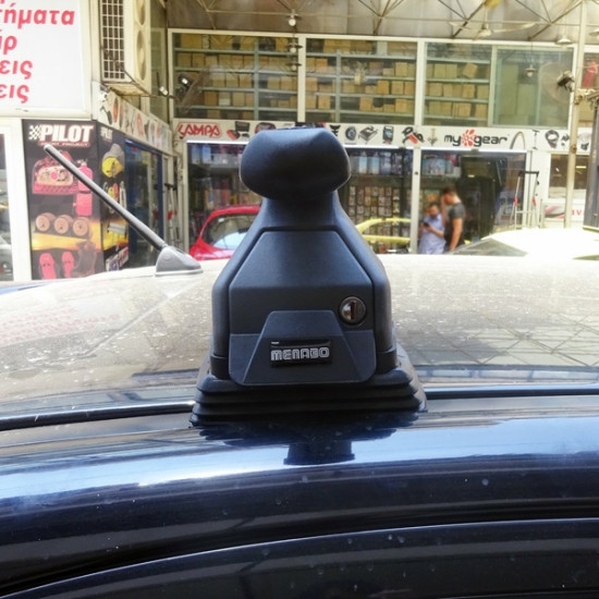 MENABO MITSUBISHI LANCER 4D/5D 07/2008> KIT ΜΕ ΜΠΑΡΕΣ ΟΡΟΦΗΣ ΑΛΟΥΜΙΝΙΟΥ ΜΕΝΑΒΟ (AL1-3360/MB-FIX501FP)