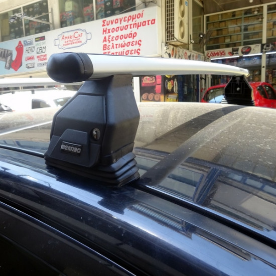 MENABO MITSUBISHI LANCER 4D/5D 07/2008> KIT ΜΕ ΜΠΑΡΕΣ ΟΡΟΦΗΣ ΑΛΟΥΜΙΝΙΟΥ ΜΕΝΑΒΟ (AL1-3360/MB-FIX501FP)