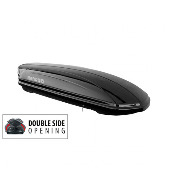 MENABO ΜΠΑΓΚΑΖΙΕΡΑ ΟΡΟΦΗΣ MANIA 460 DUO BLACK (ΜΑΥΡΗ/ΓΥΑΛΙΣΤΕΡΗ) MENABO
