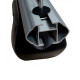 MENABO ΜΠΑΡΕΣ ΟΡΟΦΗΣ ΑΛΟΥΜΙΝΙΟΥ DOZER XXL 150 cm MENABO (STANDARD RAILING/RAISED RAILS) - 2 ΤΕΜ.
