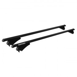 MENABO ΜΠΑΡΕΣ ΟΡΟΦΗΣ ΑΝΟΔΙΩΜΕΝΟΥ ΑΛΟΥΜΙΝΙΟΥ TIGER BLACK 120 cm MENABO (STANDARD - RAISED/FLUSH RAILS) - 2 ΤΕΜ.