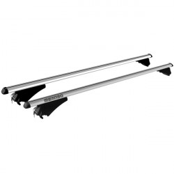 MENABO ΜΠΑΡΕΣ ΟΡΟΦΗΣ ΑΝΟΔΙΩΜΕΝΟΥ ΑΛΟΥΜΙΝΙΟΥ TIGER SILVER 120 cm MENABO (STANDARD - RAISED/FLUSH RAILS) - 2 ΤΕΜ.