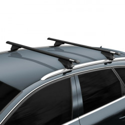 MENABO ΜΠΑΡΕΣ ΟΡΟΦΗΣ ΑΝΟΔΙΩΜΕΝΟΥ ΑΛΟΥΜΙΝΙΟΥ TIGER XL BLACK 135 cm MENABO (STANDARD - RAISED/FLUSH RAILS) - 2 ΤΕΜ.