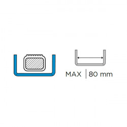MENABO U-BOLT ΣΥΣΤΗΜΑ ΔΕΣΗΣ (FITTING SYSTEM) 800mm MARATHON ΜΠΑΓΚΑΖΙΕΡΩΝ ΟΡΟΦΗΣ ΣΕ ΜΠΑΡΕΣ - MENABO