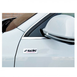 ΜΕΤΑΛΛΙΚΟ ΑΥΤΟΚΟΛΛΗΤΟ LOGO SIMONI RACING ΑΛΟΥΜΙΝΙΟΥ 94x32mm SIMONI RACING - 1ΤΕΜ.