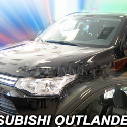 MITSUBISHI OUTLANDER 5D 2012+  ΣΕΤ ΑΝΕΜΟΘΡΑΥΣΤΕΣ ΑΥΤΟΚΙΝΗΤΟΥ ΑΠΟ ΕΥΚΑΜΠΤΟ ΦΙΜΕ ΠΛΑΣΤΙΚΟ HEKO - 4 ΤΕΜ.