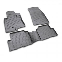 MITSUBISHI PAJERO III 5D 1999-2006 ΠΑΤΑΚΙΑ ΜΑΡΚΕ.ΛΑΣΤΙΧΟ ΣΚΑΦΑΚΙΑ (ΜΑΥΡΟ) - 4 ΤΕΜ.