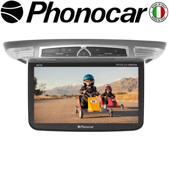 ΜΟΝΙΤΟΡ ΟΡΟΦΗΣ 12,5 inch - USB-SD-DVD VM 190 PHONOCAR