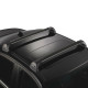 ΜΠΑΡΕΣ ΟΡΟΦΗΣ ΑΛΟΥΜΙΝΙΟΥ FLUSH BAR STANDARD YAKIMA 95 cm (ΜΑΥΡΟ ΧΡΩΜΑ/ΜΕ ΚΛΕΙΔΑΡΙΕΣ) ΓΙΑ ΟΛΕΣ ΤΙΣ ΟΡΟΦΕΣ - 2 ΤΕΜ.