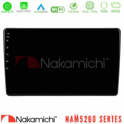 Nakamichi NAM5260 Series 4Core Android12 4+64GB Alfa Romeo 159/Brera/Spider Navigation Multimedia Tablet 9 Με Carplay - Android Auto