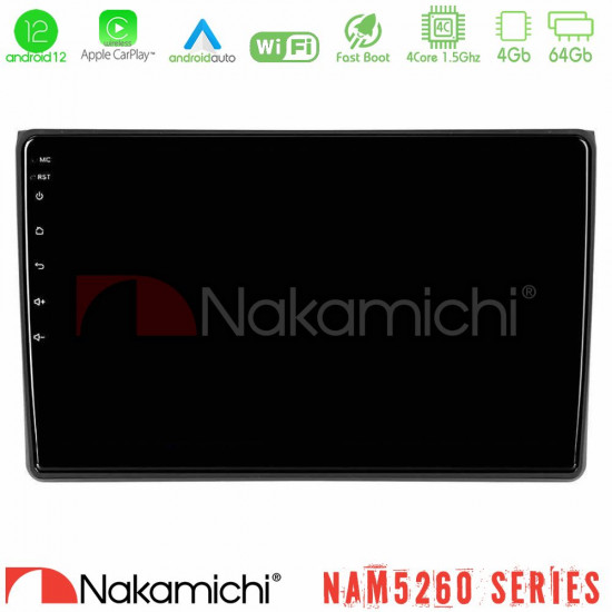 Nakamichi NAM5260 Series 4Core Android12 4+64GB Audi A4 B7 Navigation Multimedia Tablet 9 Με Carplay - Android Auto Nakamichi NAM5260 Series 4Core Android12 4+64GB Audi A4 B7 Navigation Multimedia Tablet 9 Με Carplay - Android Auto