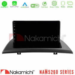 Nakamichi NAM5260 Series 4Core Android12 4+64GB BMW E83 Navigation Multimedia Tablet 9 Με Carplay - Android Auto