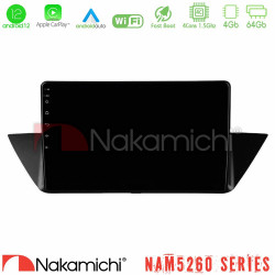 Nakamichi NAM5260 Series 4Core Android12 4+64GB BMW Χ1 E84 Navigation Multimedia Tablet 10 Με Carplay - Android Auto