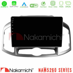 Nakamichi NAM5260 Series 4Core Android12 4+64GB Chevrolet Captiva 2012-2016 Navigation Multimedia Tablet 9 Με Carplay - Android Auto