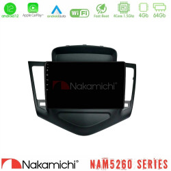 Nakamichi NAM5260 Series 4Core Android12 4+64GB Chevrolet Cruze 2009-2012 Navigation Multimedia Tablet 9 Με Carplay -amp; Android Auto