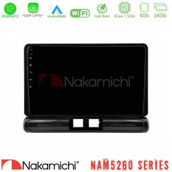 Nakamichi NAM5260 Series 4Core Android12 4+64GB Citroen C3 2016-> Navigation Multimedia Tablet 9 Με Carplay -amp; Android Auto