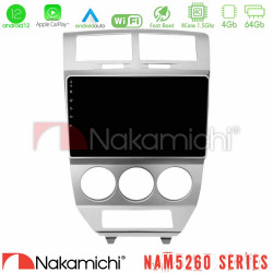 Nakamichi NAM5260 Series 4Core Android12 4+64GB Dodge Caliber 2006-2011 Navigation Multimedia Tablet 10 Με Carplay - Android Auto