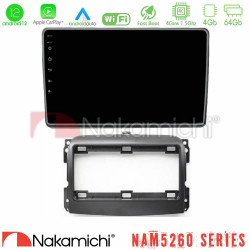 Nakamichi NAM5260 Series 4Core Android12 4+64GB Fiat 500L Navigation Multimedia Tablet 10 Με Carplay - Android Auto