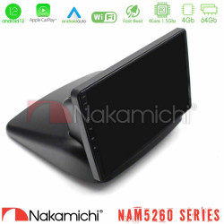 Nakamichi NAM5260 Series 4Core Android12 4+64GB Fiat Doblo 2002-2009 Navigation Multimedia Tablet 10 Με Carplay - Android Auto