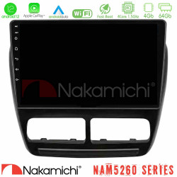 Nakamichi NAM5260 Series 4Core Android12 4+64GB Fiat Doblo / Opel Combo 2010-2014 Navigation Multimedia Tablet 9 Με Carplay - Android Auto
