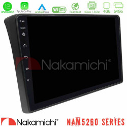 Nakamichi NAM5260 Series 4Core Android12 4+64GB Fiat Ducato/Citroen Jumper/Peugeot Boxer Navigation Multimedia Tablet 9 Με Carplay - Android Auto