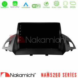 Nakamichi NAM5260 Series 4Core Android12 4+64GB Ford C-Max/Kuga Navigation Multimedia Tablet 9 Με Carplay - Android Auto