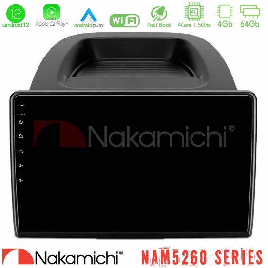 Nakamichi NAM5260 Series 4Core Android12 4+64GB Ford Ecosport 2018-2020 Navigation Multimedia Tablet 10 Με Carplay - Android Auto Nakamichi NAM5260 Series 4Core Android12 4+64GB Ford Ecosport 2018-2020 Navigation Multimedia Tablet 10 Με Carplay - Android Auto