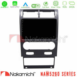 Nakamichi NAM5260 Series 4Core Android12 4+64GB Ford Mondeo 2004-2007 Navigation Multimedia Tablet 9 Με Carplay - Android Auto