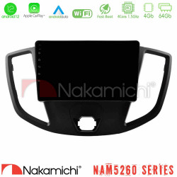 Nakamichi NAM5260 Series 4Core Android12 4+64GB Ford Transit 2014-> Navigation Multimedia Tablet 9 Με Carplay - Android Auto