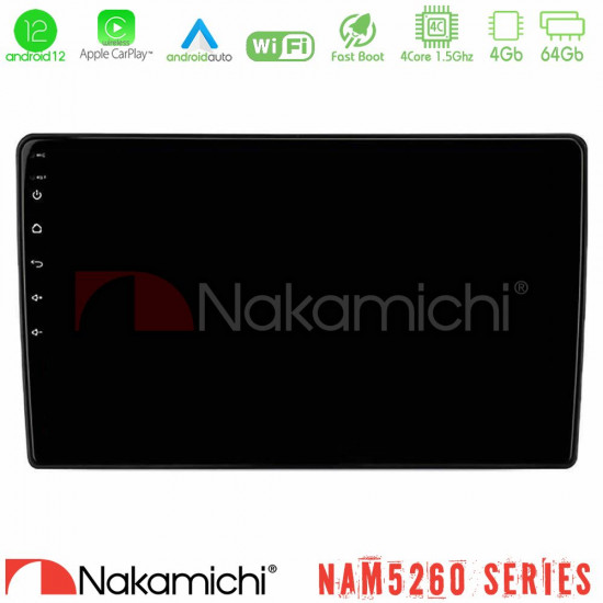 Nakamichi NAM5260 Series 4Core Android12 4+64GB Ford Transit Custom 2019-2024 Navigation Multimedia Tablet 9 Με Carplay - Android Auto