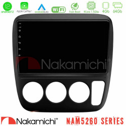 Nakamichi NAM5260 Series 4Core Android12 4+64GB Honda CRV 1997-2001 Navigation Multimedia Tablet 9 Με Carplay -amp; Android Auto
