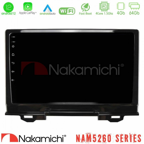 Nakamichi NAM5260 Series 4Core Android12 4+64GB Honda HR-V 2021-> Navigation Multimedia Tablet 9 Με Carplay -amp; Android Auto Nakamichi NAM5260 Series 4Core Android12 4+64GB Honda HR-V 2021-> Navigation Multimedia Tablet 9 Με Carplay -amp; Android Auto