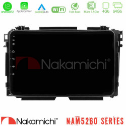 Nakamichi NAM5260 Series 4Core Android12 4+64GB Honda HR-V Navigation Multimedia Tablet 9 Με Carplay -amp; Android Auto