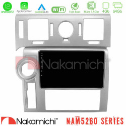Nakamichi NAM5260 Series 4Core Android12 4+64GB Hummer H2 2008-2009 Navigation Multimedia Tablet 9 Με Carplay -amp; Android Auto