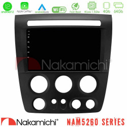 Nakamichi NAM5260 Series 4Core Android12 4+64GB Hummer H3 2005-2009 Navigation Multimedia Tablet 9 Με Carplay -amp; Android Auto