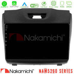 Nakamichi NAM5260 Series 4Core Android12 4+64GB Isuzu D-MAX 2012-2019 Navigation Multimedia Tablet 9 Με Carplay -amp; Android Auto