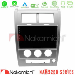 Nakamichi NAM5260 Series 4Core Android12 4+64GB Jeep Cherokee (KK) 2008-2012 Navigation Multimedia Tablet 10 Με Carplay -amp; Android Auto