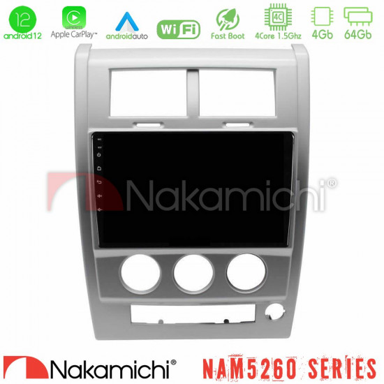 Nakamichi NAM5260 Series 4Core Android12 4+64GB Jeep Cherokee (KK) 2008-2012 Navigation Multimedia Tablet 10 Με Carplay -amp; Android Auto Nakamichi NAM5260 Series 4Core Android12 4+64GB Jeep Cherokee (KK) 2008-2012 Navigation Multimedia Tablet 10 Με Carplay -amp; Android Auto