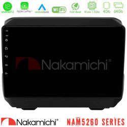 Nakamichi NAM5260 Series 4Core Android12 4+64GB Jeep Wrangler 2018-gt; Navigation Multimedia Tablet 9 Με Carplay -amp; Android Auto