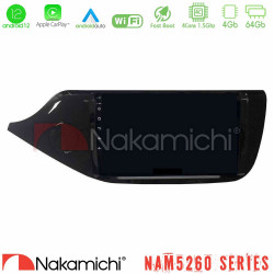 Nakamichi NAM5260 Series 4Core Android12 4+64GB Kia Ceed 2013-2017 Navigation Multimedia Tablet 9 Με Carplay -amp; Android Auto