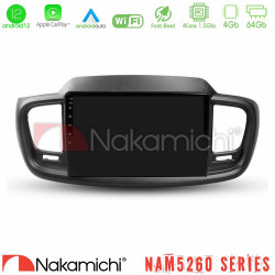 Nakamichi NAM5260 Series 4Core Android12 4+64GB Kia Sorento 2018-2021 Navigation Multimedia Tablet 9 Με Carplay -amp; Android Auto